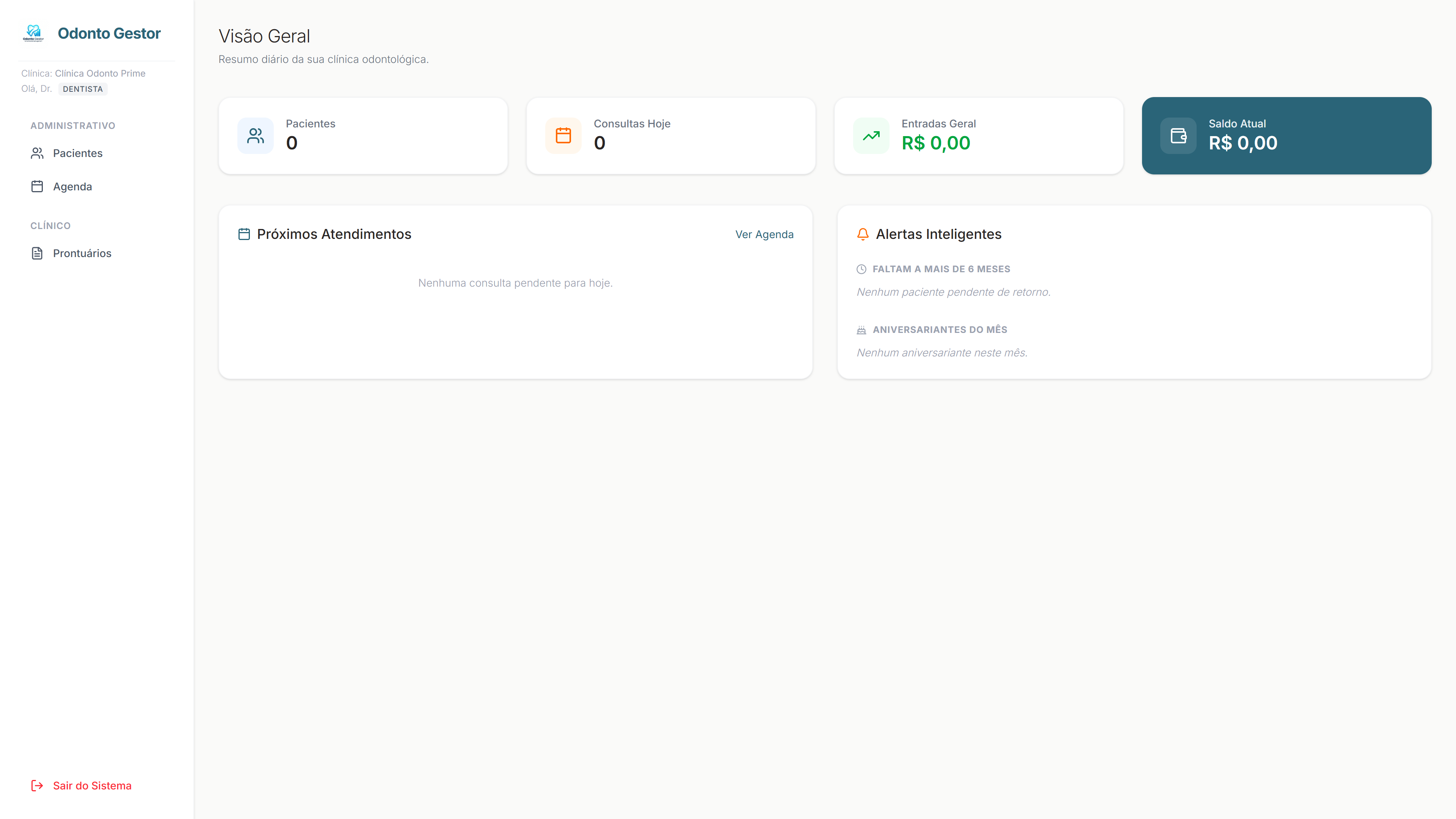 Alertas Inteligentes no Dashboard